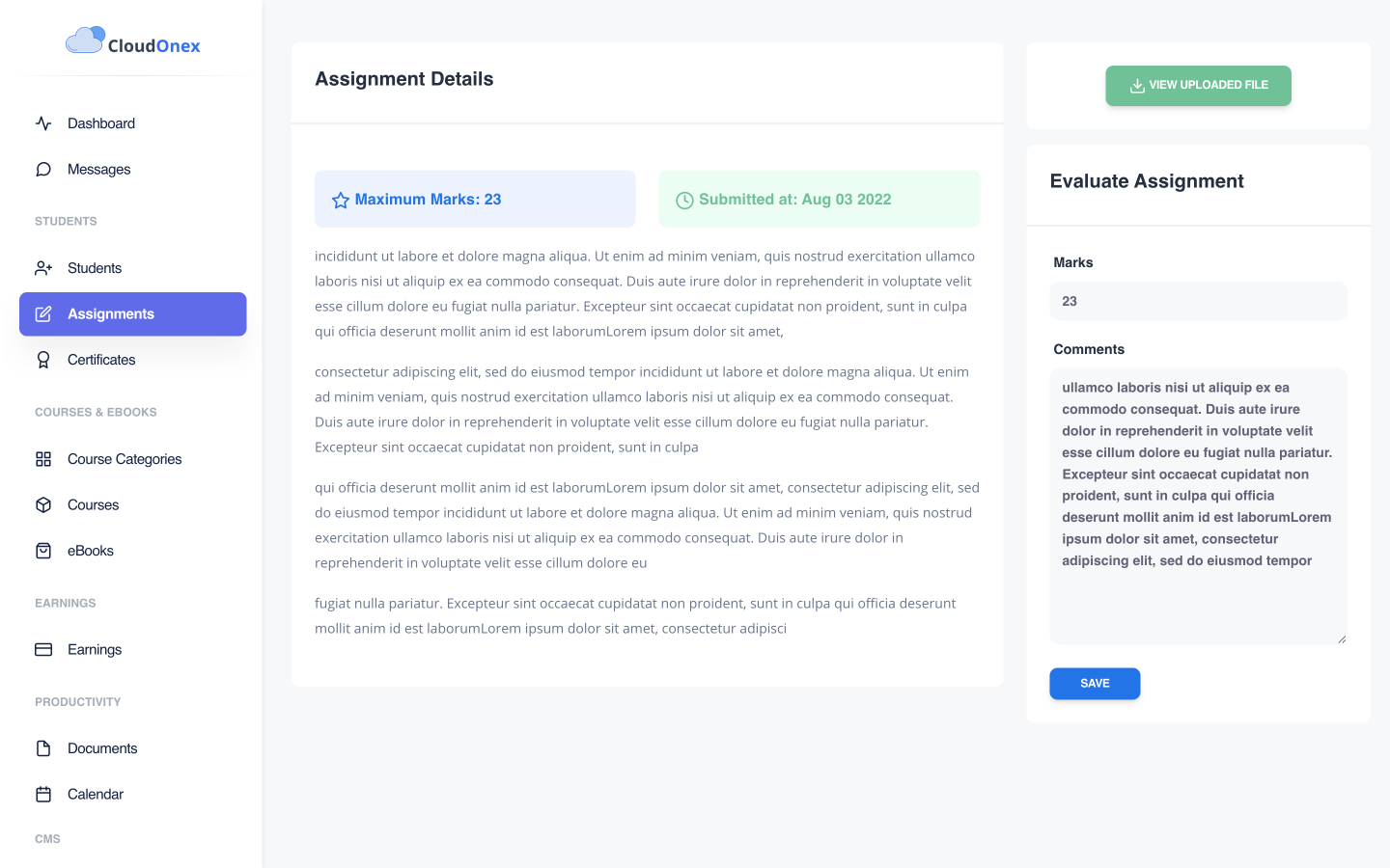 Create Assignments
