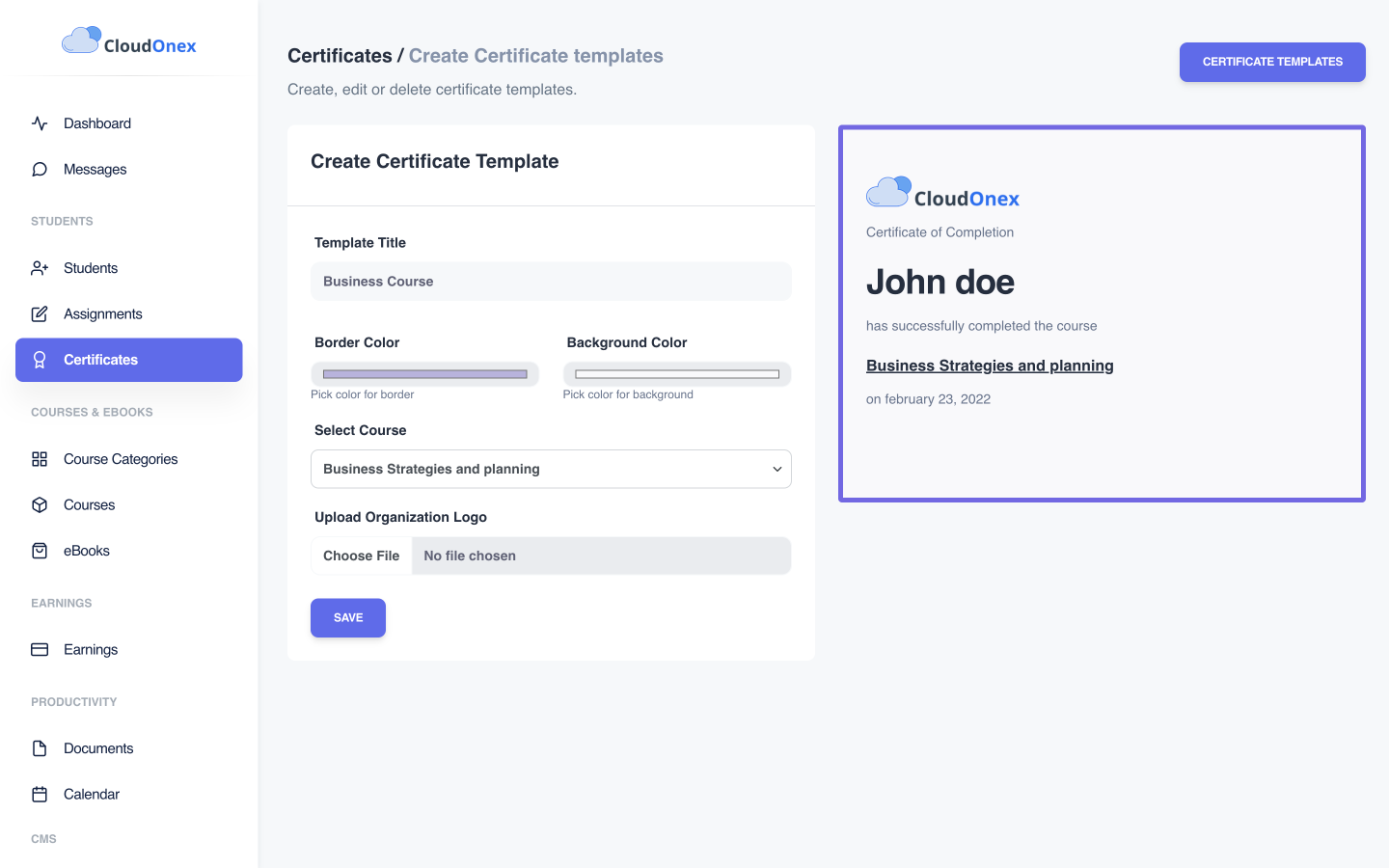 Create Certificates