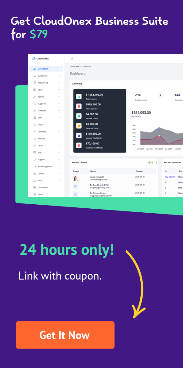 CloudOnex Business Suite Flash Sale